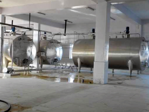 Horizontal Milk Storage Tanks